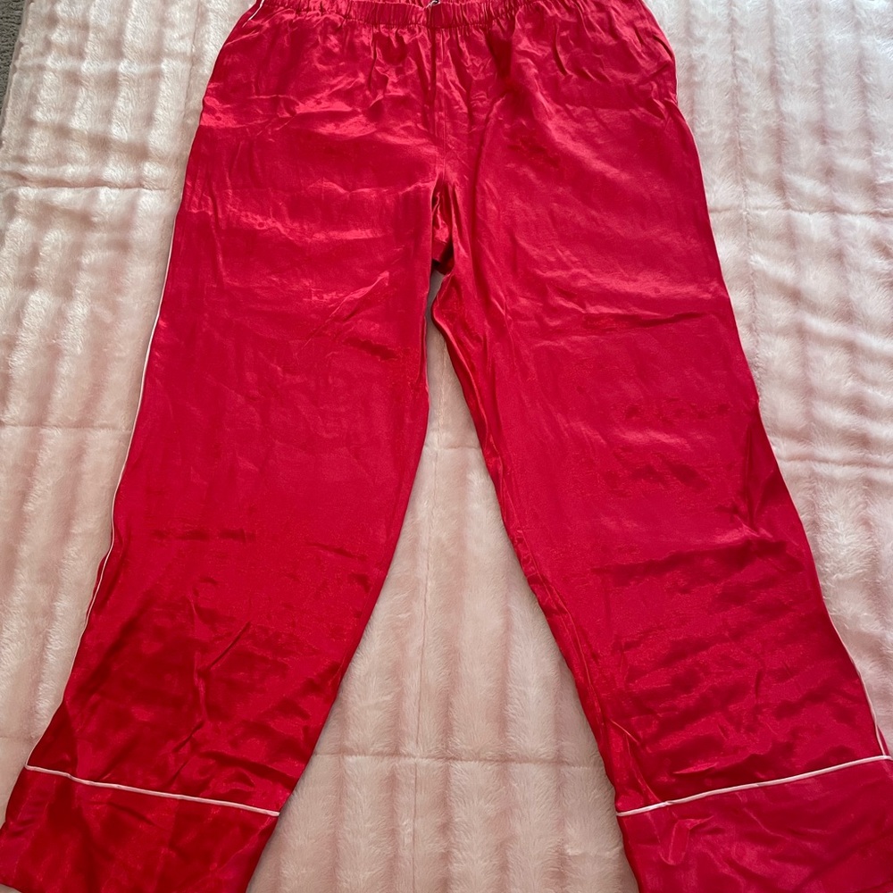 Victoria Secret Silk Pajama Pants Size XL